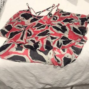 Flare multicolor blouse